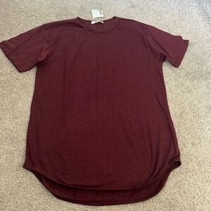 NWT Size Large EPTM Long Tee‎ Maroon